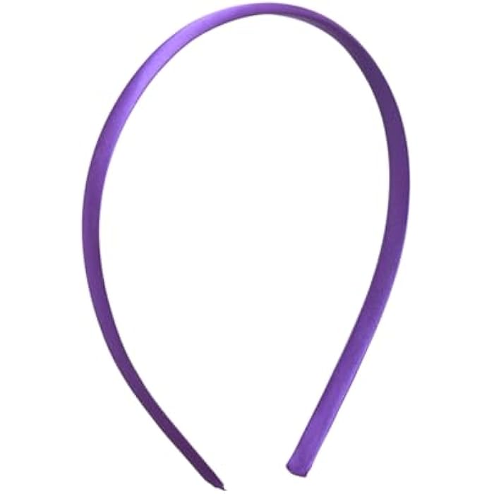 Daphne Satin Hair Band For Girls - Purple - Image 1